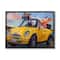 Stupell Industries Pet Dogs Yellow Convertible Surfboard Beach Car Framed Wall Art